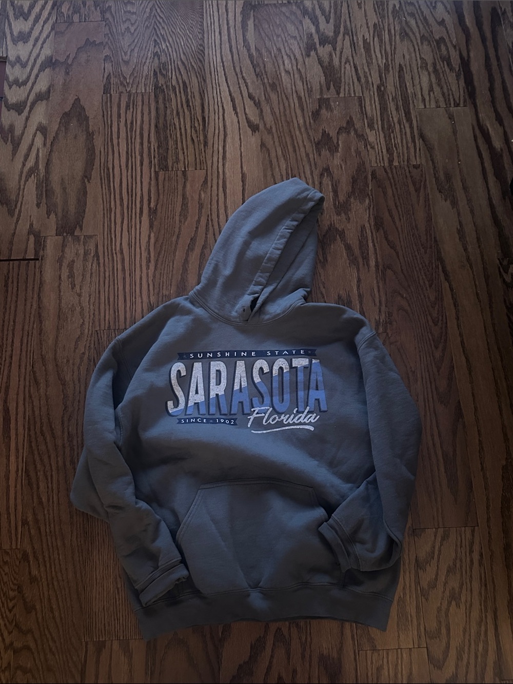 Sarasota Florida Hooded Sweatshirt - Gray
